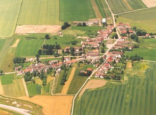 letecké foto obce Žíšov